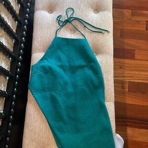 C/MEO Women’s Teal asymmetrical top